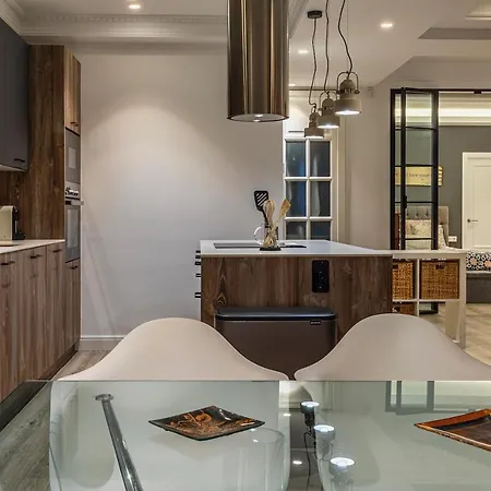 公寓 110 M2 In Abando Close To Guggenheim With Parking 毕尔巴鄂